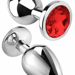 Plug Anal com Cristal de Cores Variadas