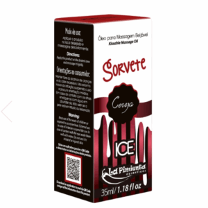 Gel Beijável Sorvete Cereja Ice 35ml